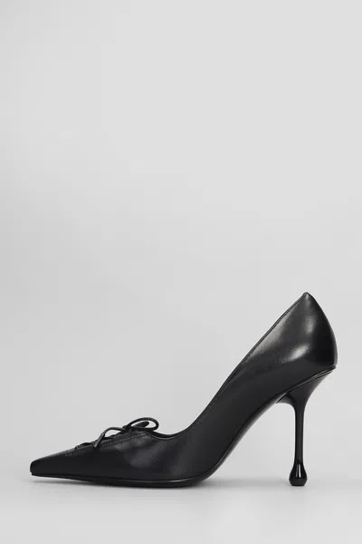 Jimmy Choo Scarlett 95 Leather Pumps In Black