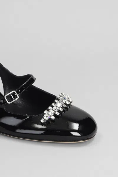 Jimmy Choo 'belinda' Block Heel Square Toe Pumps In Black