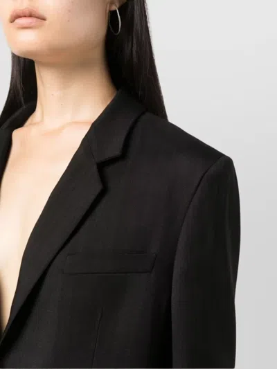 Msgm Elegant Tailored Jacket With Luxurious Viscose-wool Blend And Classic Silhouette In Blue