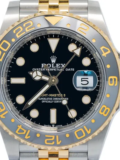 Pre-owned Rolex Gmt Master Ii 40mm In Black