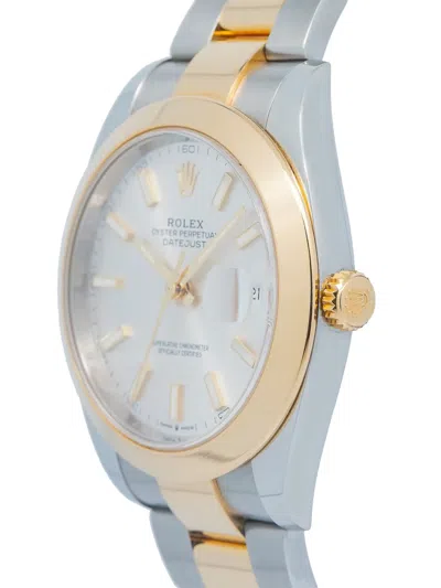 Pre-owned Rolex Datejust 41mm In Silver