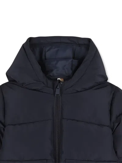 Bosswear Hooded Puffer Jacket In Black