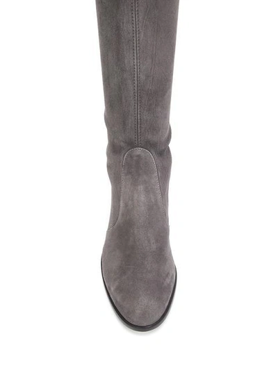 Shop Stuart Weitzman 'tieland' Boots In Grey