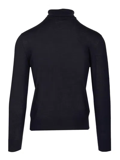 Dries Van Noten Munas Jumper Regular Fit Knitwear Blue In Black