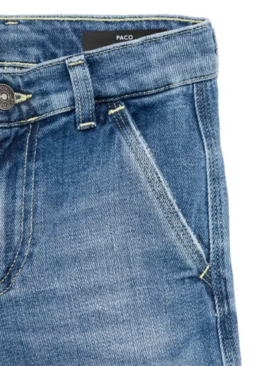 Dondup Logo-patch Jeans In Blue