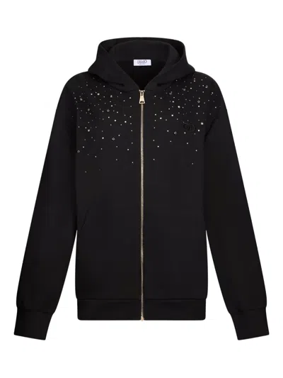 Liu •jo Sweatshirt Liu Jo Woman Color Black In Black