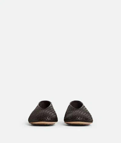 Bottega Veneta Micro Woven Nappa Leather Ballerina Flats In Pink