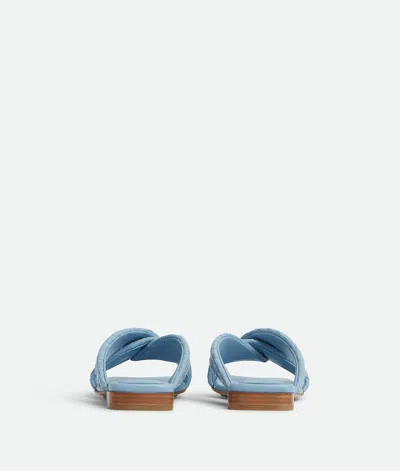 Bottega Veneta Riva Intrecciato Flat Mule Sandals