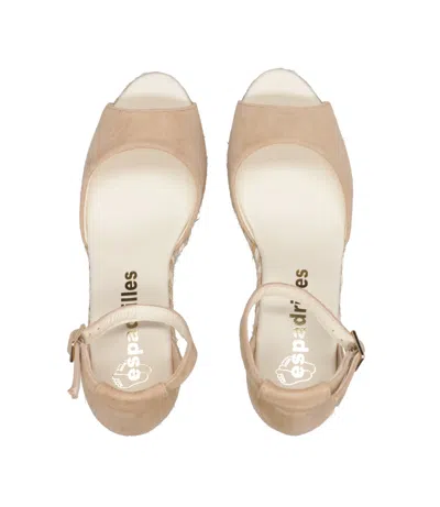 Espadrilles Sandals Camel In Neutral