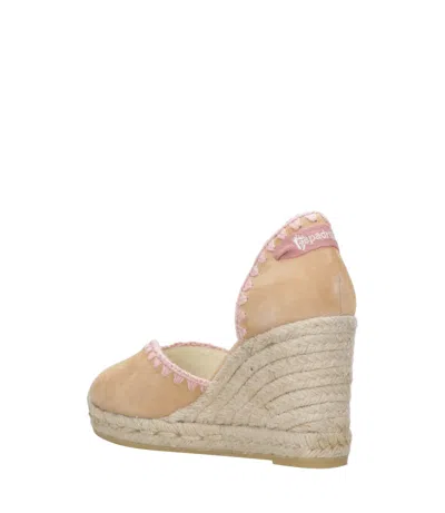 Espadrilles Sandals Camel In Multi