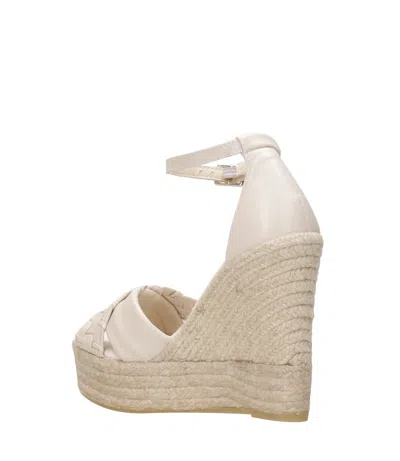 Espadrilles Sandals Ivory In White