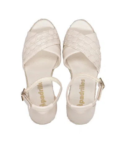 Espadrilles Sandals Ivory In White