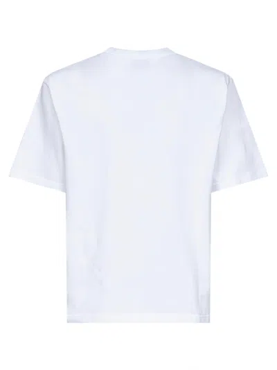 Casablanca Oversized T-shirt With Dragonfly Floral Print In White