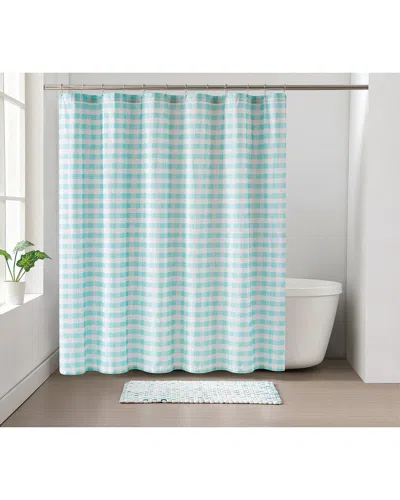 Scout Barnaby Checkham Shower Curtain In Blue