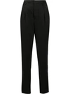 SAINT LAURENT tailored tapered trousers,드라이크리닝전용