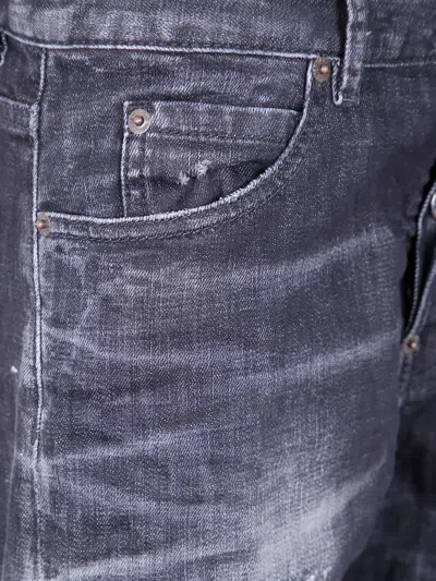 Dsquared2 D2 Twisted Jean In Black