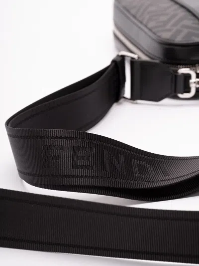 Fendi Adjustable Detachable Shoulder Strap Camera Case In Black