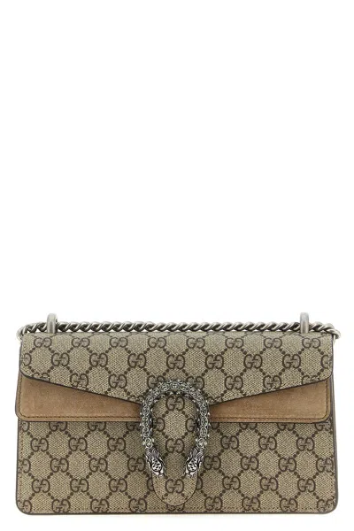 Gucci 'dyonisus' Midi Shoulder Bag In Sand