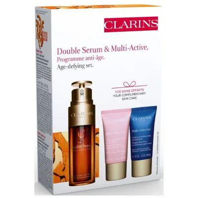 Clarins Ladies Double Serum & Multi Active Gift Set Sets 3666057022036