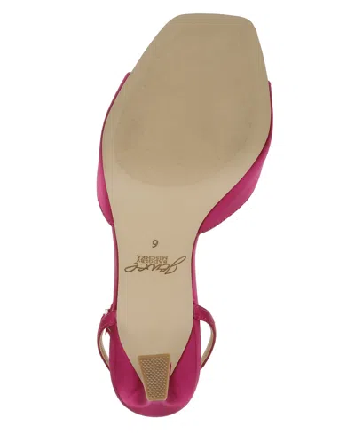 Jewel Badgley Mischka Women's Elisha Bow Square Toe Sandals In Pink