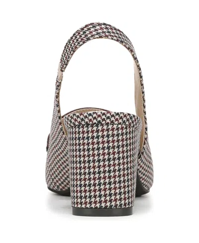 Lifestride Women's Angel Pointed Toe Block Heel Slingback Pumps In Multi