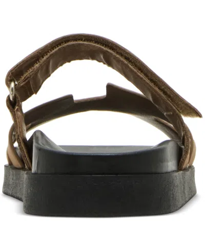 Steve Madden Women's Mayven Footbed Slide Sandals In Brown