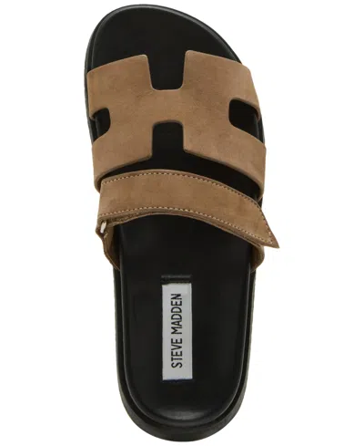 Steve Madden Women's Mayven Footbed Slide Sandals In Brown