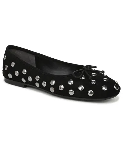 Sam Edelman Alie Studded-embellishment Ballerina Shoes In Black