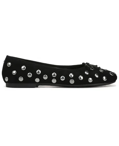 Sam Edelman Alie Studded-embellishment Ballerina Shoes In Black