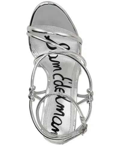 Sam Edelman Women's Isadora Strappy Sandals In Silver