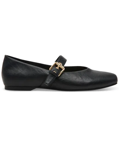 Dv Dolce Vita Women's Mulaney Buckle Mary Jane Flats In Black