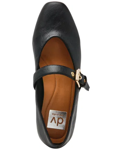 Dv Dolce Vita Women's Mulaney Buckle Mary Jane Flats In Black