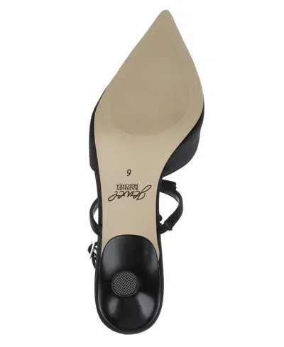 Jewel Badgley Mischka Women's Elisabetta Bow Pointed Toe Pumps In Black