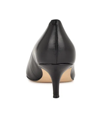 Nine West Women's Adalys Pointy Toe Kitten Heel Pumps In Black