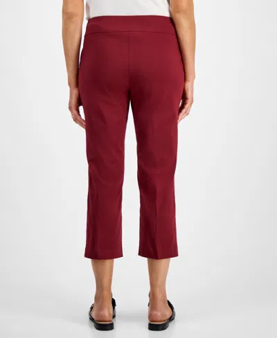 Jm Collection Petite Rivet-detail Capri Pants, Created For Macy's In Multi