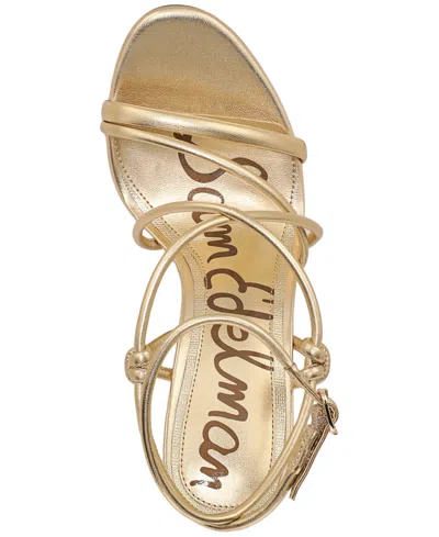 Sam Edelman Women's Isadora Strappy Sandals In Gold
