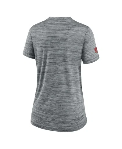 Nike New England Patriots Sideline Team Issue Velocity  Women's Dri-fit Nfl T-shirt In Gray