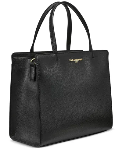 Karl Lagerfeld Maybelle Small Satchel Bag In Black