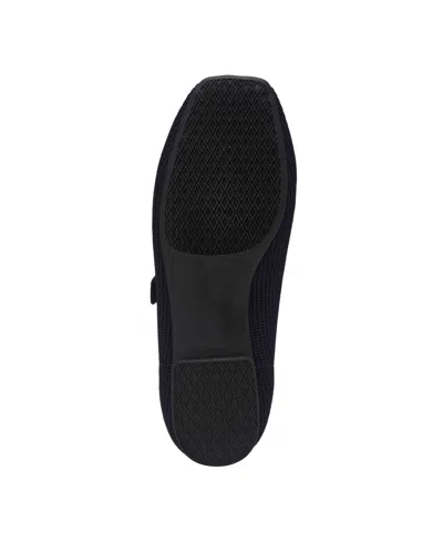 Anne Klein Women's Mabel Knit Mary Jane Flats In Blue