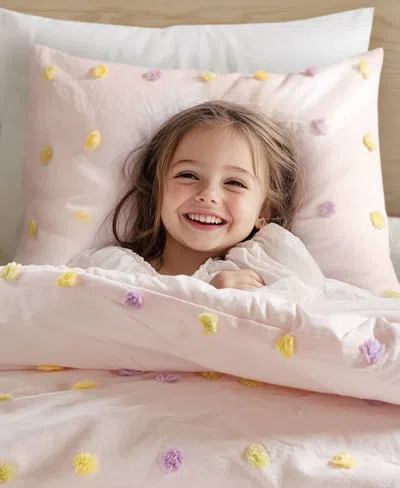 Intelligent Design Callie Pom Pom 4-pc. Comforter Set, Twin/twin Xl In Pink