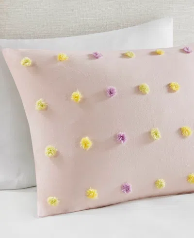 Intelligent Design Callie Pom Pom 4-pc. Comforter Set, Twin/twin Xl In Pink