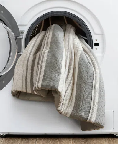 Woolrich Mesa Stone Washed 3-pc. Comforter Set, Full/queen In Gray