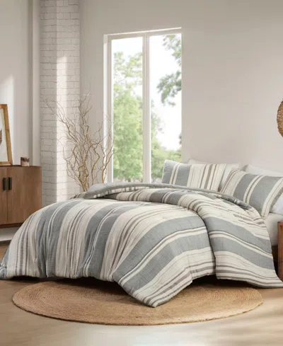 Woolrich Mesa Stone Washed 3-pc. Comforter Set, Full/queen In Gray