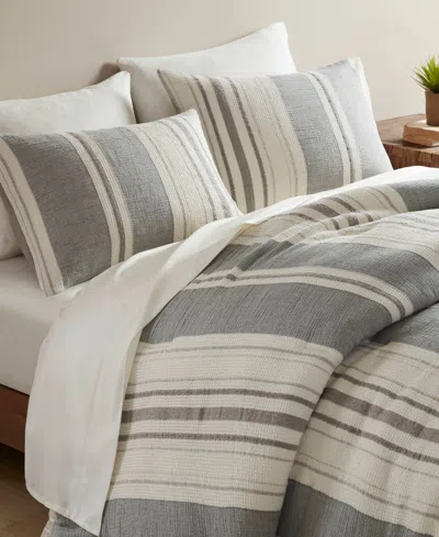 Woolrich Mesa Stone Washed 3-pc. Comforter Set, Full/queen In Gray