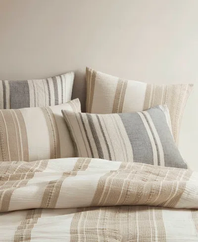 Woolrich Mesa Stone Washed 3-pc. Comforter Set, Full/queen In Gray