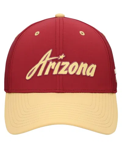 Fanatics Men's Garnet/yellow Arizona Coyotes Flex Hat In Burgundy