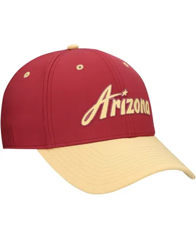 Fanatics Men's Garnet/yellow Arizona Coyotes Flex Hat In Burgundy
