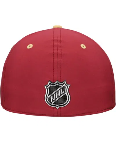 Fanatics Men's Garnet/yellow Arizona Coyotes Flex Hat In Burgundy