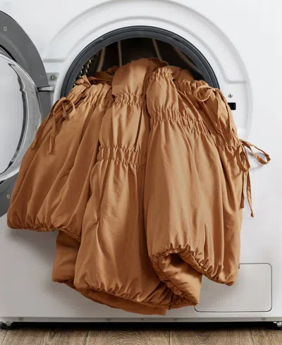 510 Design Mia Ruched 3-pc. Comforter Set, King In Brown