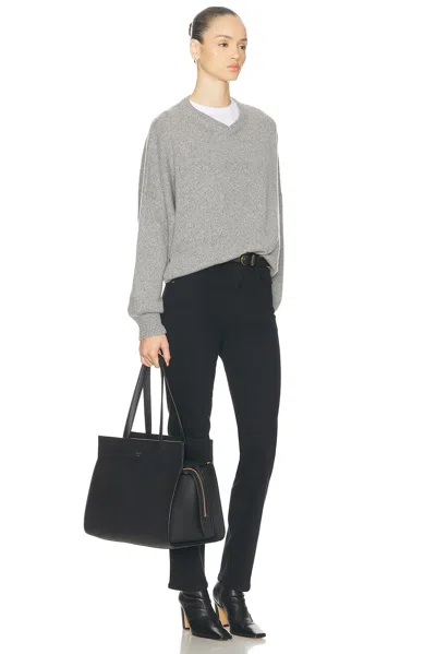 Khaite Womens Black Crosby Leather Top-handle Bag In Black